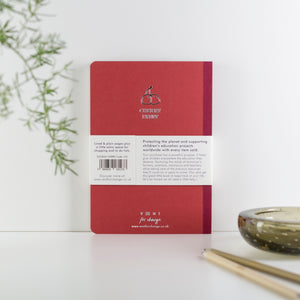 Notebook - Recycled Cherry - Red