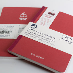 Notebook - Recycled Cherry - Red