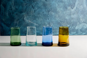 Recycled Moroccan Glasses - Green