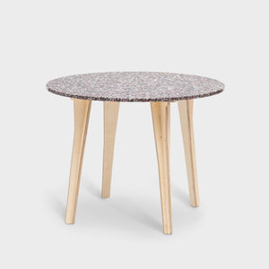 Ply Round Dining Table - Coal