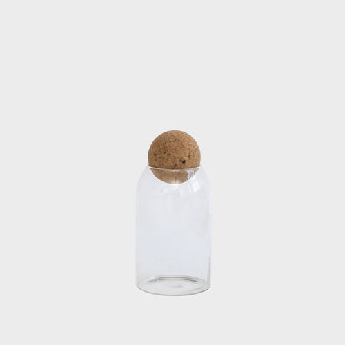 Cork Ball Glass Jar - 800ml