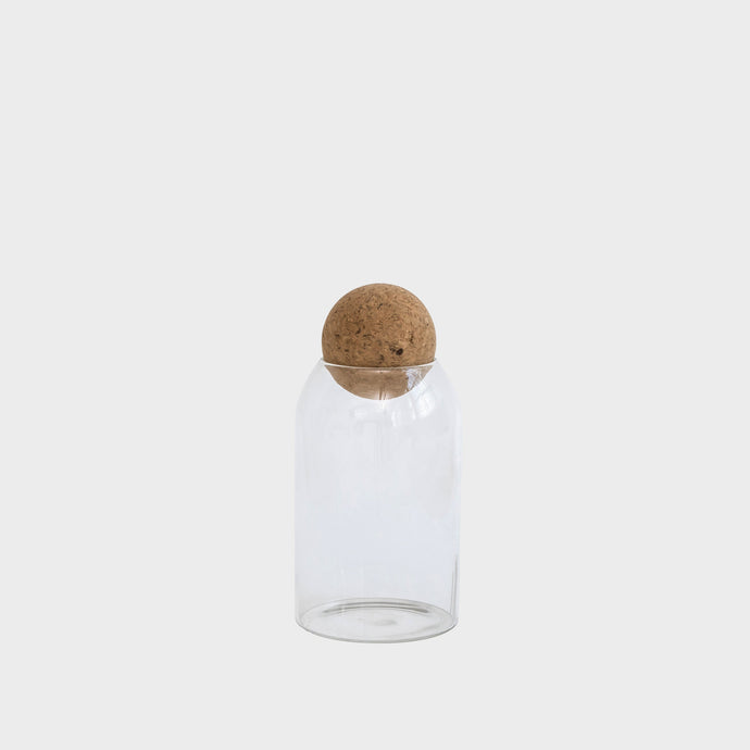 Cork Ball Glass Jar - 800ml