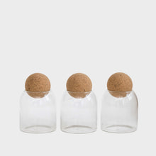 Load image into Gallery viewer, Cork Ball Glass Jars - Pick and Mix Set