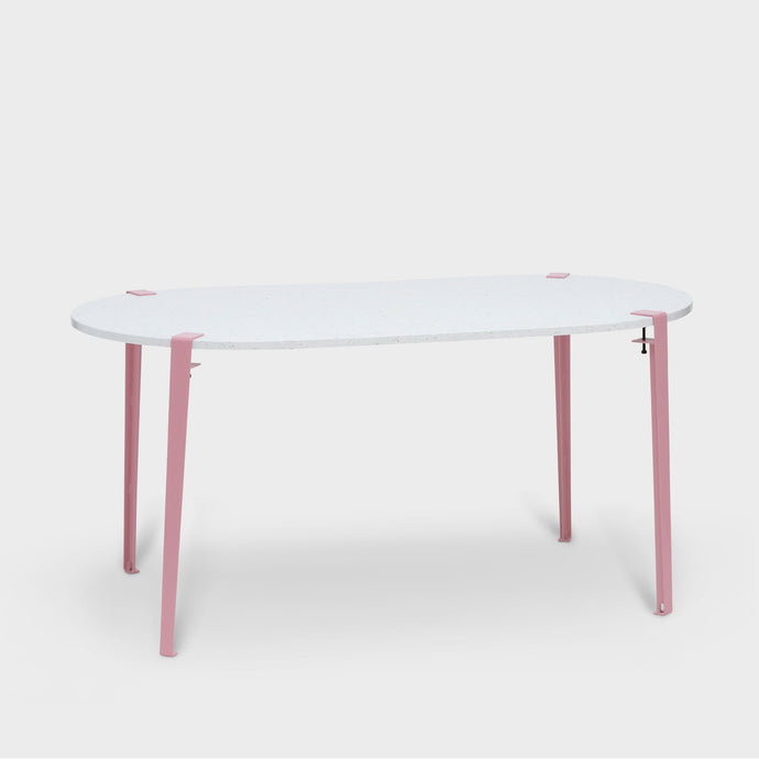 Pill Dining Table - Chalk