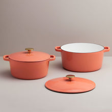 Load image into Gallery viewer, 5-Piece Recycled Cast Iron Cookware Set - Terracotta