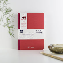 Load image into Gallery viewer, Notebook - Recycled Cherry - Red