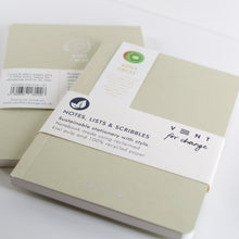 Load image into Gallery viewer, Notebook - Recycled Kiwi&#39;s - Pale Green