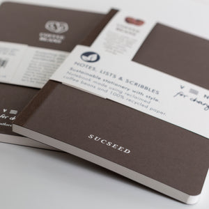 Notebook - Recycled Coffee - Dark Brown