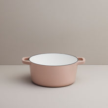 Load image into Gallery viewer, Recycled Cast Iron 3.3l Casserole - Dusty Pink