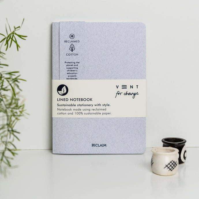 Notebook - Recycled Cotton - White