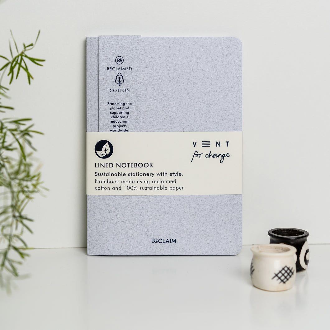 Notebook - Recycled Cotton - White