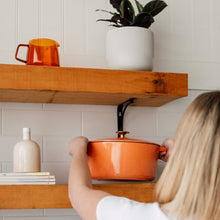 Load image into Gallery viewer, Recycled Cast Iron 3.3l Casserole - Terracotta