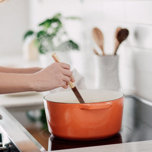 Recycled Cast Iron 3.3l Casserole - Terracotta