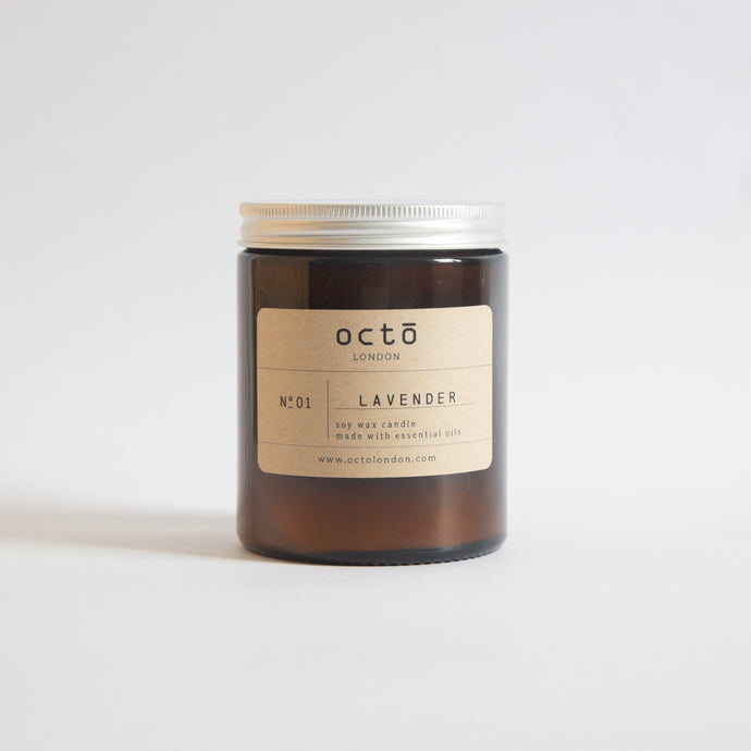 Octō 180ml Candle - Lavender