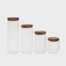 Load image into Gallery viewer, Wooden Lid Glass Jars - Pick and Mix Set