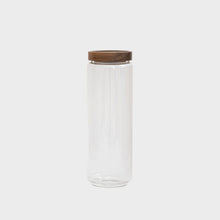 Load image into Gallery viewer, Wooden Lid Glass Jar - 1000ml