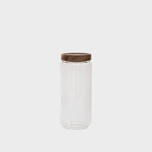 Load image into Gallery viewer, Wooden Lid Glass Jar - 1000ml