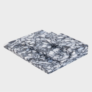 Set of 3 Chopping Boards - Marbled Coal