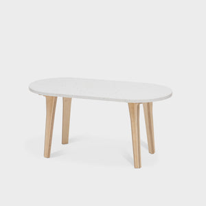 Pill Coffee Table - Eco Ply Legs - Speckled