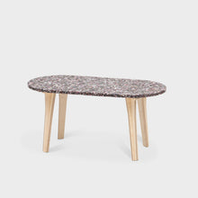 Load image into Gallery viewer, Pill Coffee Table - Eco Ply Legs - Marbled Coal