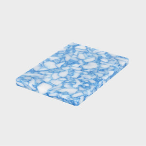 Medium Chopping Board - Marbled Blue