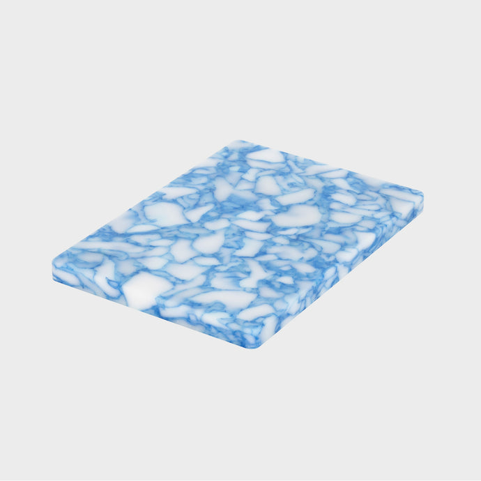 Medium Chopping Board - Marbled Blue