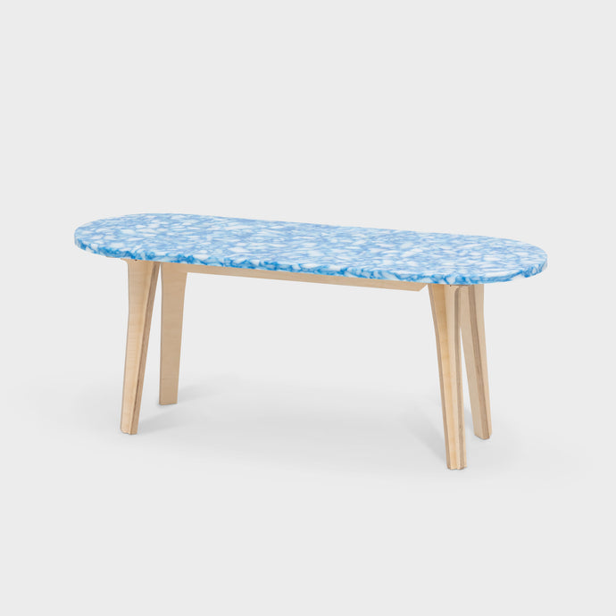 Ply Bench - Marbled Blue