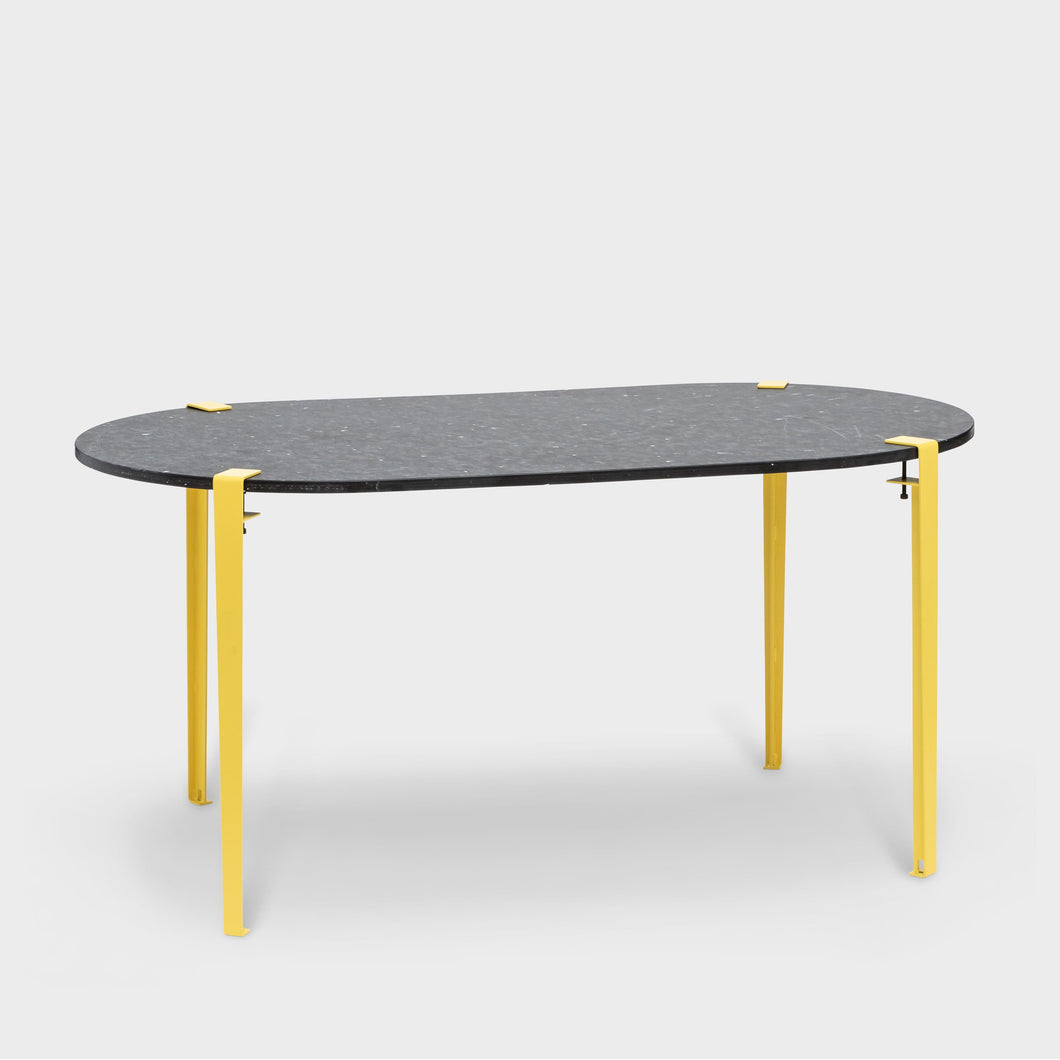 Pill Dining Table - Coal