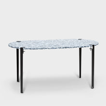 Load image into Gallery viewer, Pill Dining Table - Marbled Coal