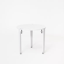 Load image into Gallery viewer, white round side table