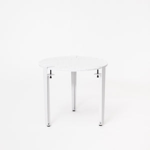 white round side table