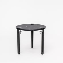 Load image into Gallery viewer, black round side table