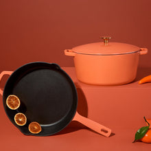 Load image into Gallery viewer, 3-Piece Recycled Cast Iron Cookware Set - Terracotta