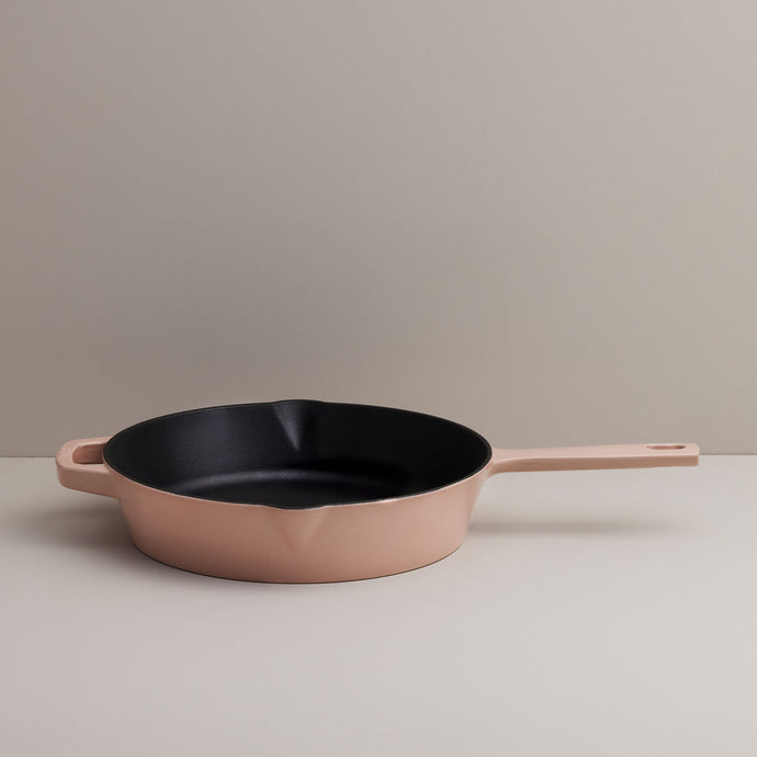 Recycled Cast Iron Skillet - Dusty Pink