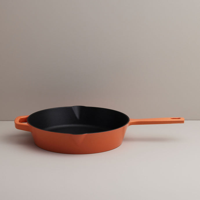 Recycled Cast Iron Skillet - Terracotta