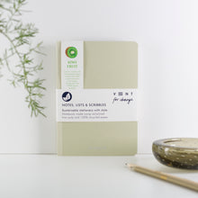 Load image into Gallery viewer, Notebook - Recycled Kiwi&#39;s - Pale Green