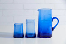 Load image into Gallery viewer, Recycled Moroccan Glasses - Blue